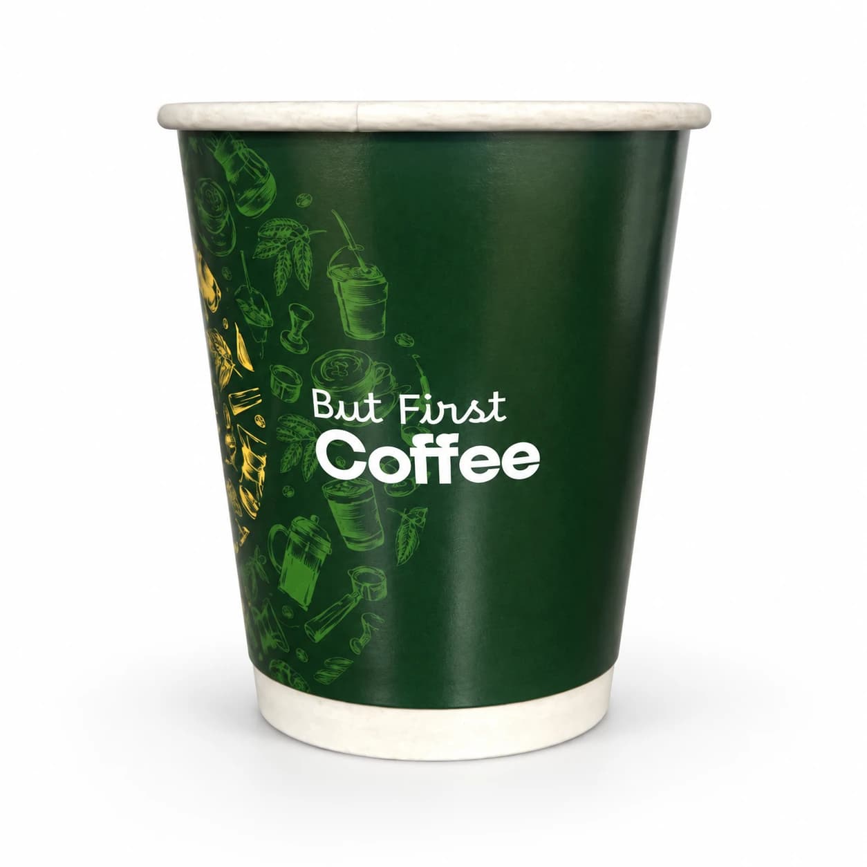 AZ Production: But First Coffee · 8 oz məhsul fotosu — ikiqat divarlı (Double Wall)